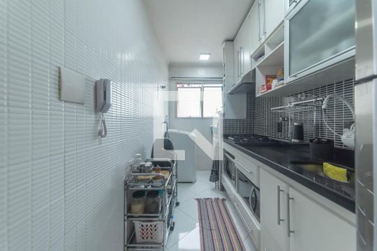 Cozinha - Lavanderia Integrada de apartamento à venda com 2 quartos, 42m² em Vila Guarani, São Paulo