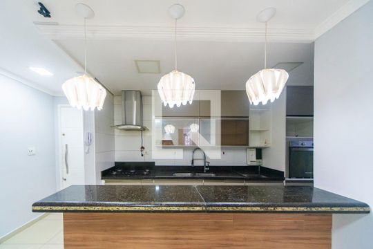 Cozinha de apartamento à venda com 2 quartos, 115m² em Parque São Vicente, Mauá