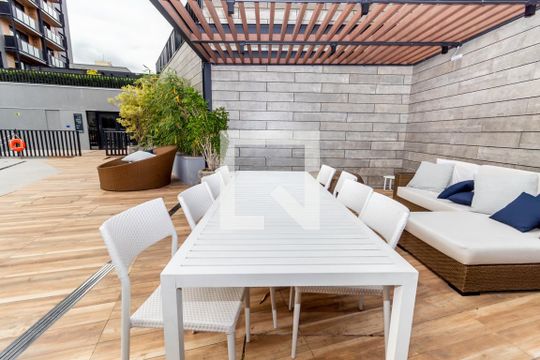 Área comum - Churrasqueira de apartamento para alugar com 1 quarto, 36m² em Boa Vista, Porto Alegre