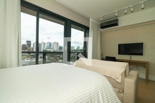 Sala / Quarto de apartamento para alugar com 1 quarto, 36m² em Boa Vista, Porto Alegre