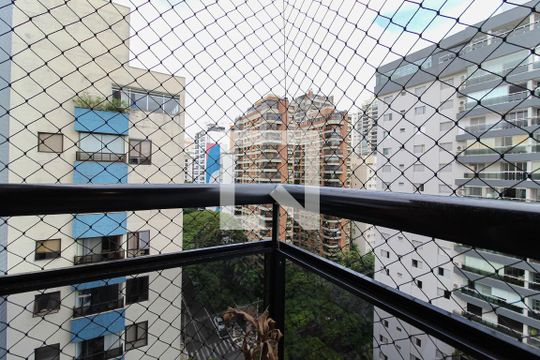 Varanda de apartamento para alugar com 1 quarto, 35m² em Vila Nova Conceição, São Paulo