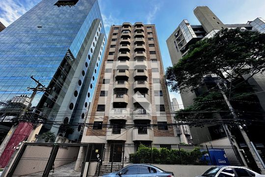 Fachada de apartamento à venda com 1 quarto, 60m² em Vila Olímpia, São Paulo