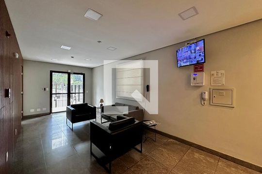 Hall Social Bloco de apartamento à venda com 1 quarto, 60m² em Vila Olímpia, São Paulo