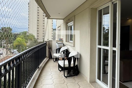 Varanda de apartamento à venda com 3 quartos, 134m² em Tamboré, Santana de Parnaíba