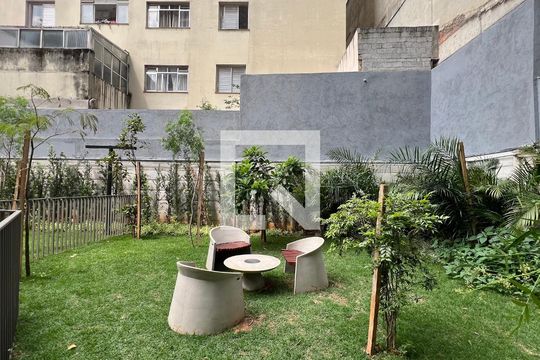 Área comum de kitnet/studio à venda com 1 quarto, 27m² em Cerqueira César, São Paulo