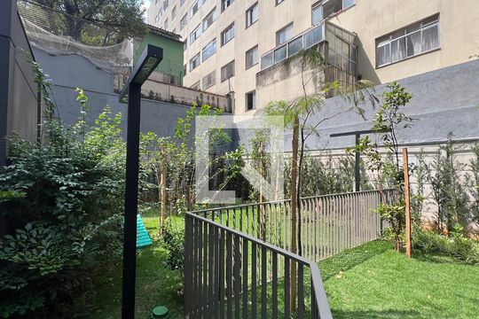 Área comum de kitnet/studio à venda com 1 quarto, 27m² em Cerqueira César, São Paulo