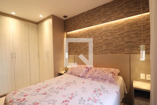 Quarto 1 suíte de apartamento à venda com 2 quartos, 65m² em Vila América, Santo André