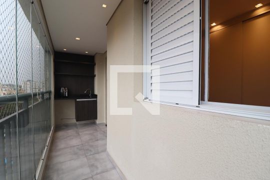 Varanda Gourmet de apartamento à venda com 2 quartos, 65m² em Vila América, Santo André