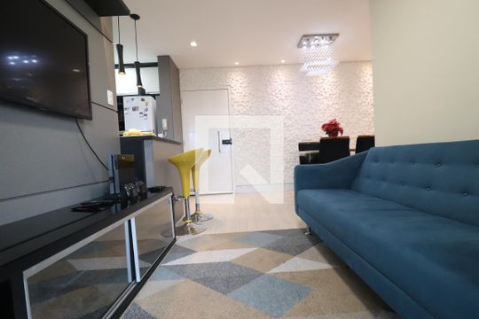 Sala de apartamento à venda com 2 quartos, 65m² em Vila América, Santo André