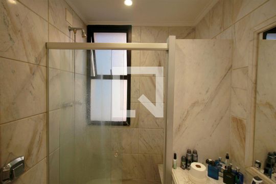 Banheiro da Suíte 2 de apartamento à venda com 4 quartos, 203m² em Santo Agostinho, Belo Horizonte