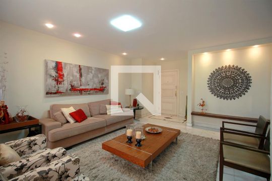Sala de apartamento à venda com 4 quartos, 203m² em Santo Agostinho, Belo Horizonte