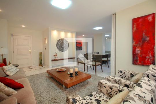 Sala de apartamento à venda com 4 quartos, 203m² em Santo Agostinho, Belo Horizonte