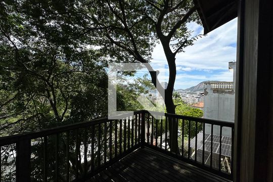 Varanda da Sala de casa à venda com 1 quarto, 100m² em Botafogo, Rio de Janeiro