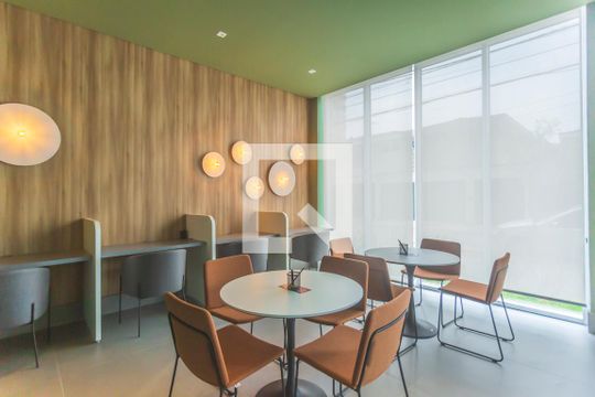 Área comum - Coworking de apartamento à venda com 1 quarto, 28m² em Mirandópolis, São Paulo