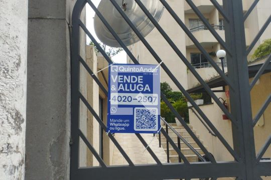 Plaquinha de apartamento à venda com 1 quarto, 51m² em Brooklin Novo, São Paulo