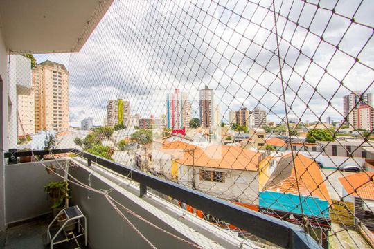 Varanda do quarto 1 de apartamento à venda com 3 quartos, 122m² em Vila Santa Teresa, Santo André