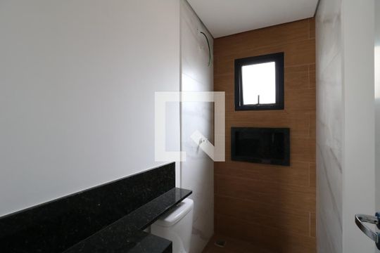 Banheiro da Suíte de apartamento à venda com 2 quartos, 100m² em Parque Capuava, Santo André