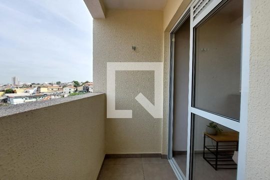Varanda da Sala de apartamento para alugar com 2 quartos, 45m² em Vila Campo Grande, São Paulo