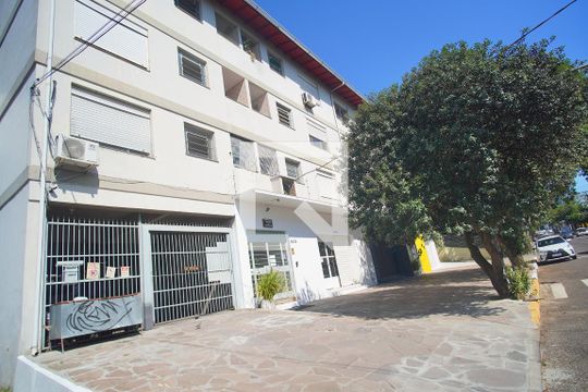 Fachada de apartamento para alugar com 1 quarto, 35m² em Rondônia, Novo Hamburgo