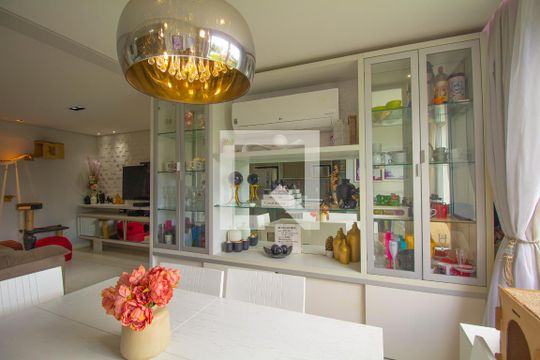 Sala de Jantar de apartamento à venda com 2 quartos, 83m² em Nossa Senhora das Gracas, Canoas
