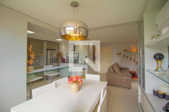 Sala de Jantar de apartamento à venda com 2 quartos, 83m² em Nossa Senhora das Gracas, Canoas