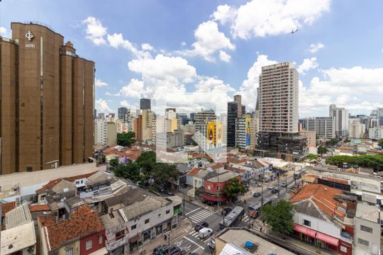 Vista da Varanda de kitnet/studio para alugar com 1 quarto, 25m² em Pinheiros, São Paulo