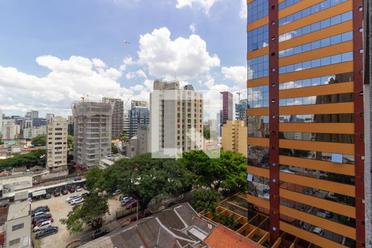 Vista da Varanda de kitnet/studio para alugar com 1 quarto, 25m² em Pinheiros, São Paulo