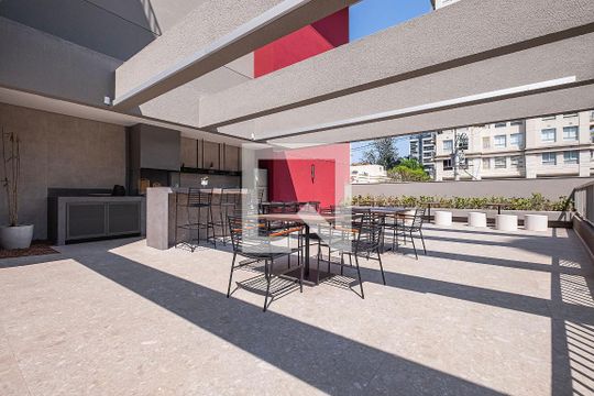 Churrasqueira de kitnet/studio à venda com 1 quarto, 24m² em Pinheiros, São Paulo