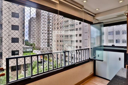 Varanda de apartamento à venda com 1 quarto, 57m² em Brás, São Paulo