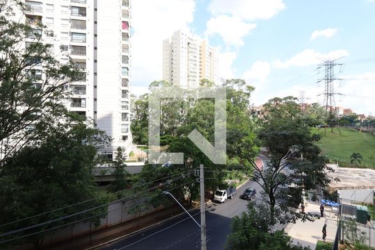 Vista da Sala de apartamento à venda com 1 quarto, 25m² em Vila Andrade, São Paulo