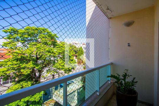 Varanda da sala de apartamento à venda com 3 quartos, 300m² em Vila Helena, Santo André