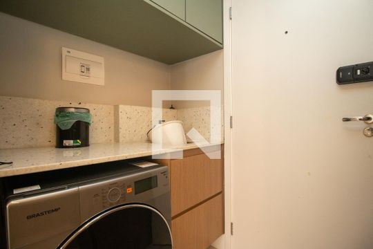 Lavanderia de apartamento à venda com 1 quarto, 32m² em Jardim Caravelas, São Paulo