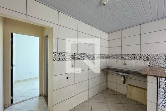 Cozinha de casa à venda com 1 quarto, 32m² em Vargem Grande, Rio de Janeiro