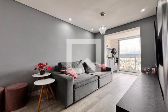 Sala de apartamento à venda com 2 quartos, 62m² em Paraíso, Santo André