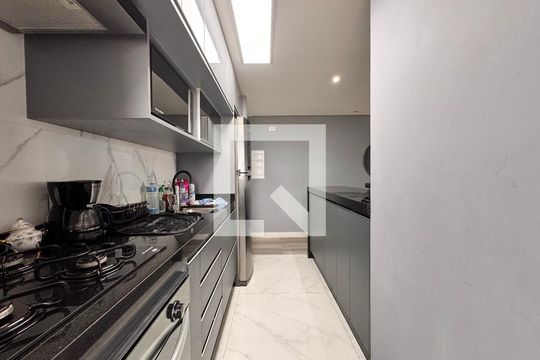 Cozinha de apartamento à venda com 2 quartos, 62m² em Paraíso, Santo André