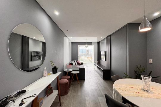 Sala de apartamento à venda com 2 quartos, 62m² em Paraíso, Santo André