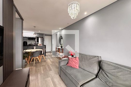 Sala de apartamento à venda com 2 quartos, 62m² em Paraíso, Santo André