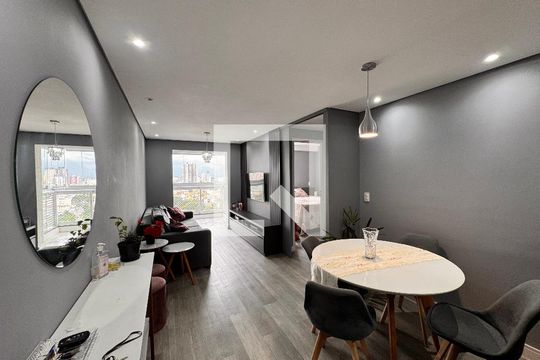 Sala de apartamento à venda com 2 quartos, 62m² em Paraíso, Santo André