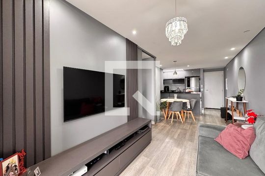 Sala de apartamento à venda com 2 quartos, 62m² em Paraíso, Santo André