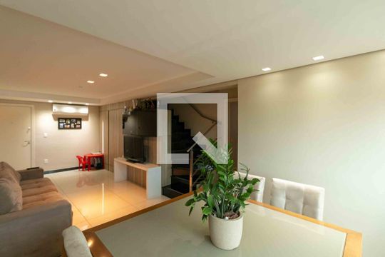 Sala de Jantar de apartamento à venda com 3 quartos, 180m² em Santa Branca, Belo Horizonte