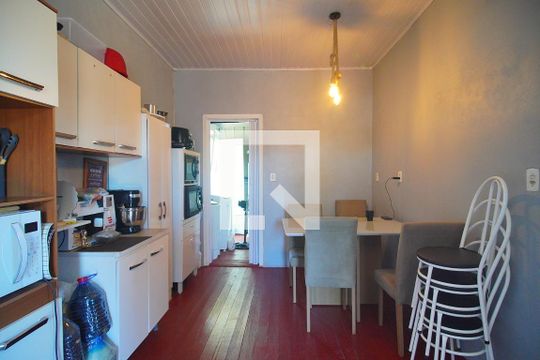 Sala/Cozinha de casa para alugar com 2 quartos, 38m² em Santo Afonso, Novo Hamburgo