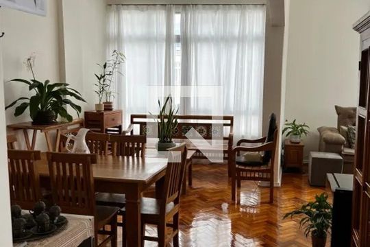 Sala de apartamento à venda com 4 quartos, 139m² em Copacabana, Rio de Janeiro