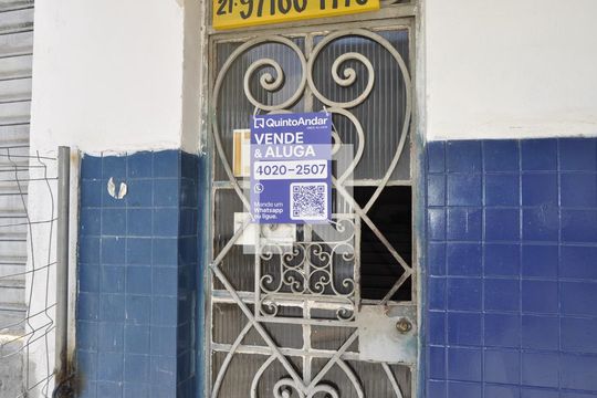 Fachada/Placa de apartamento à venda com 1 quarto, 40m² em Méier, Rio de Janeiro