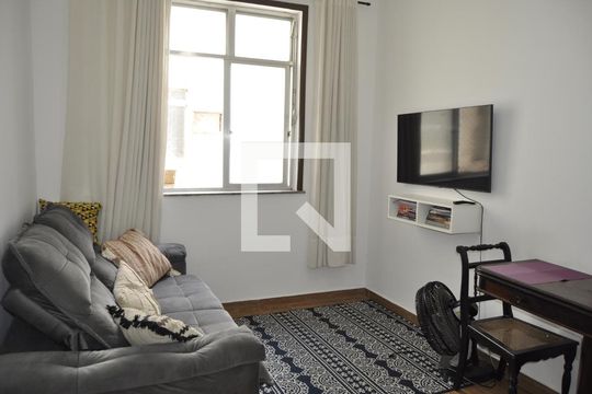 Sala de apartamento à venda com 1 quarto, 40m² em Méier, Rio de Janeiro