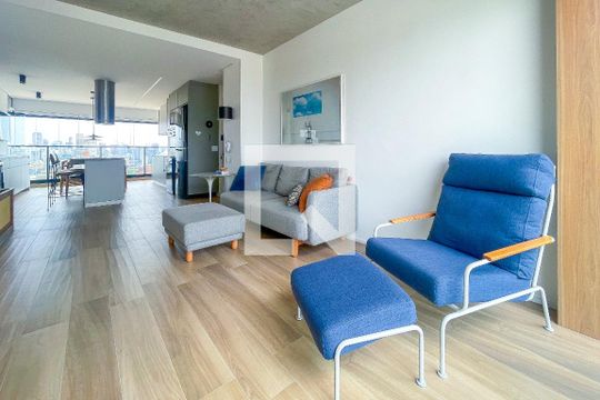 Sala de apartamento para alugar com 2 quartos, 100m² em Pinheiros, São Paulo