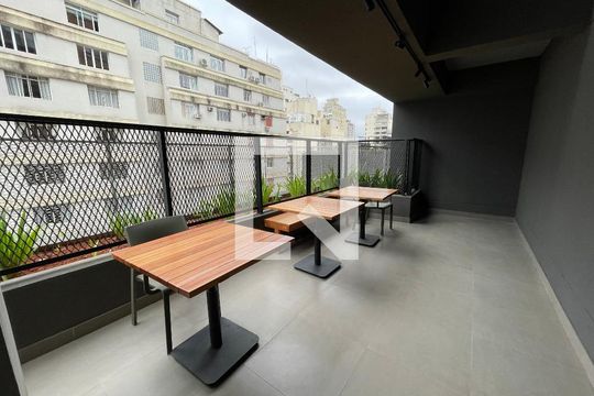 Área comum - Churrasqueira de apartamento para alugar com 2 quartos, 100m² em Pinheiros, São Paulo