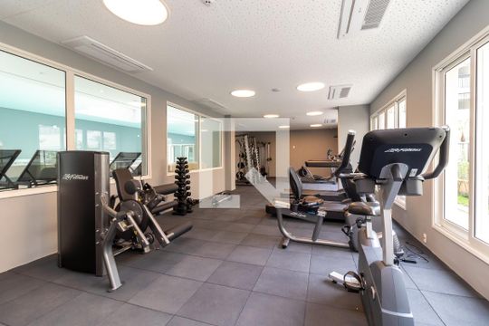 Área comum - Academia de apartamento para alugar com 1 quarto, 22m² em Santana, São Paulo