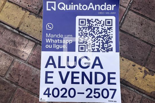 Plaquinha Instalada de apartamento à venda com 3 quartos, 180m² em São João Batista, Belo Horizonte
