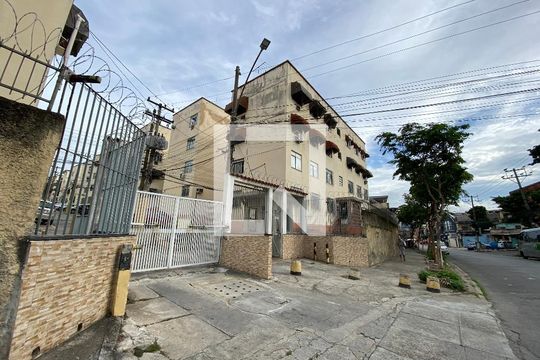 Fachada de apartamento à venda com 3 quartos, 68m² em Inhaúma, Rio de Janeiro