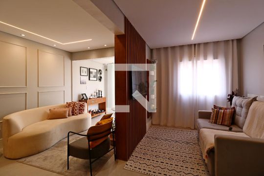 Sala de apartamento à venda com 2 quartos, 57m² em Parque das Nações, Santo André